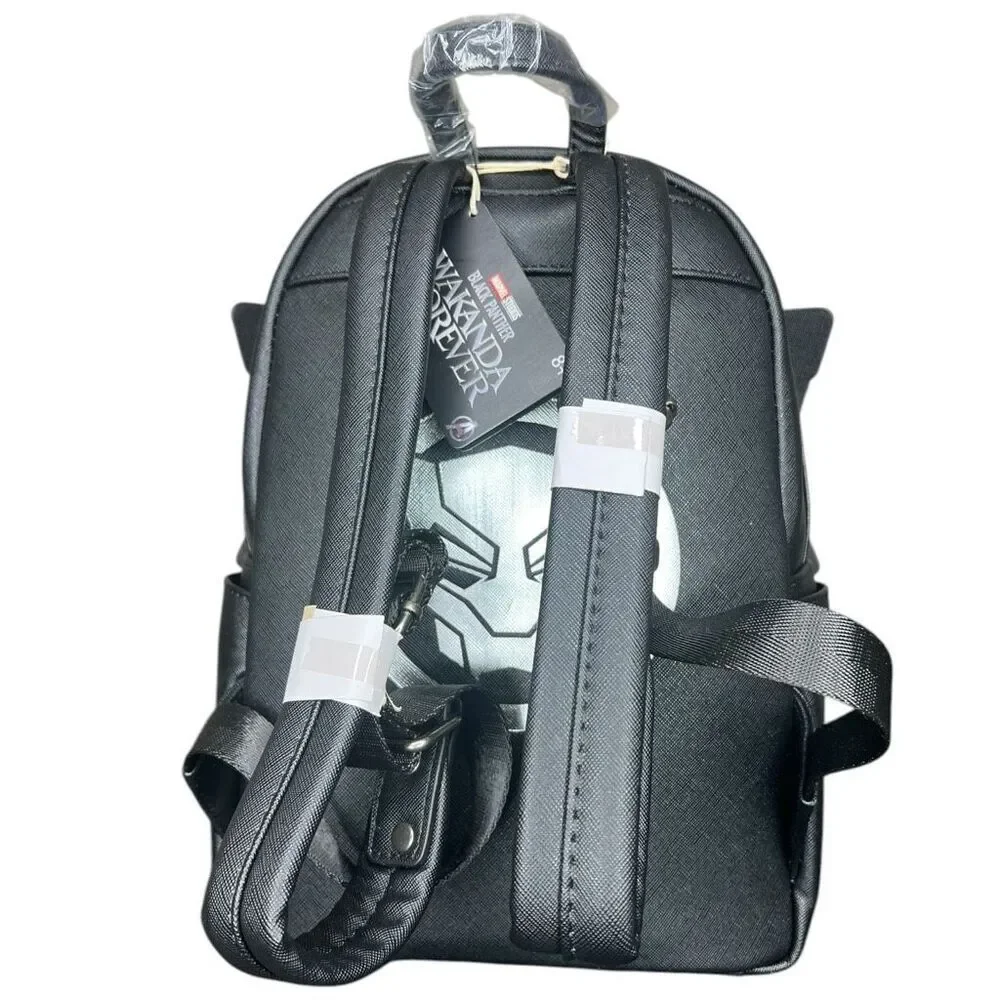 NEW Loungefly Marvel Black Panther Wakanda Forever Figural Mini Backpack